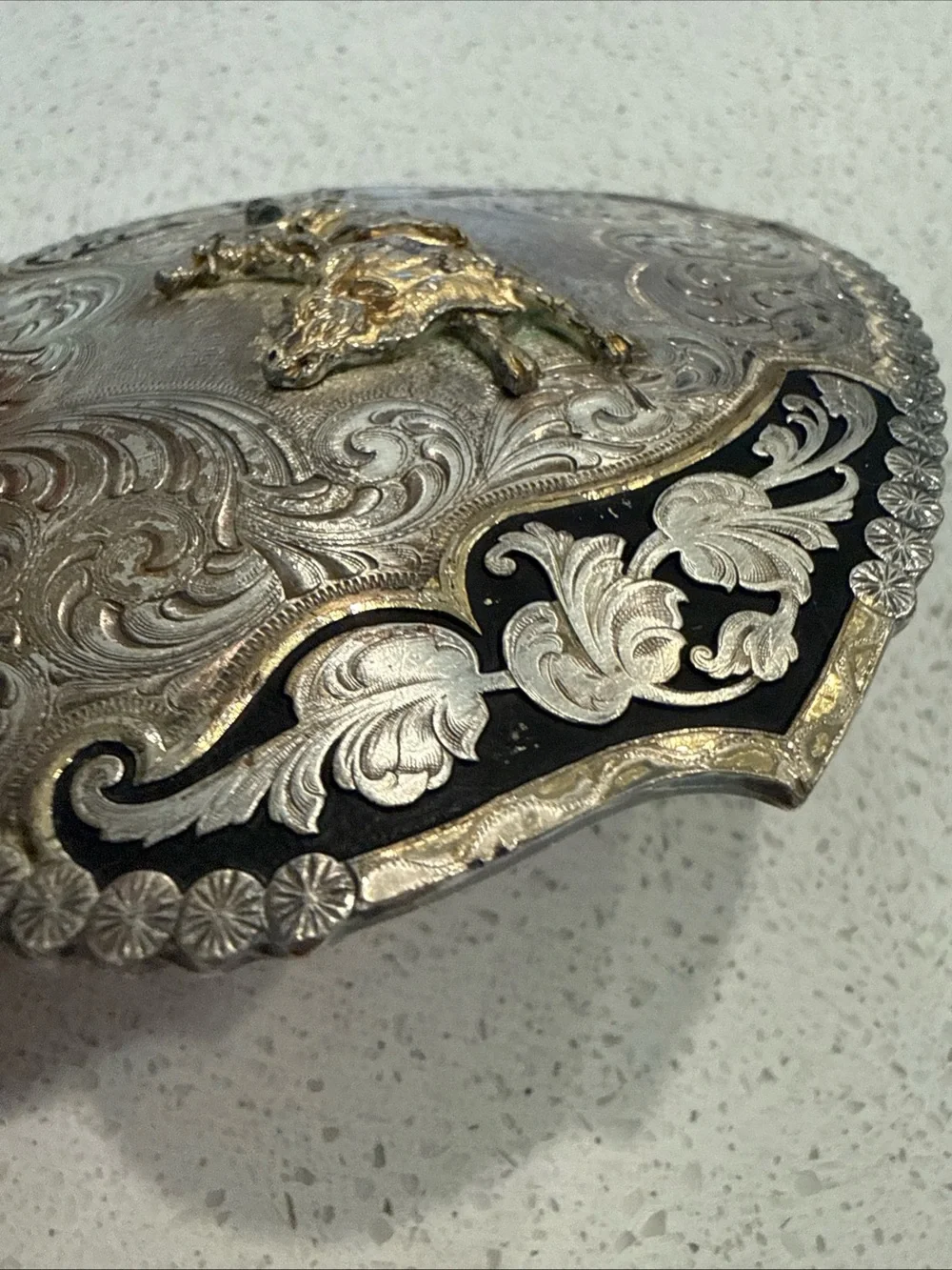 Montana Silversmiths Western Belt Buckle Bull Rider